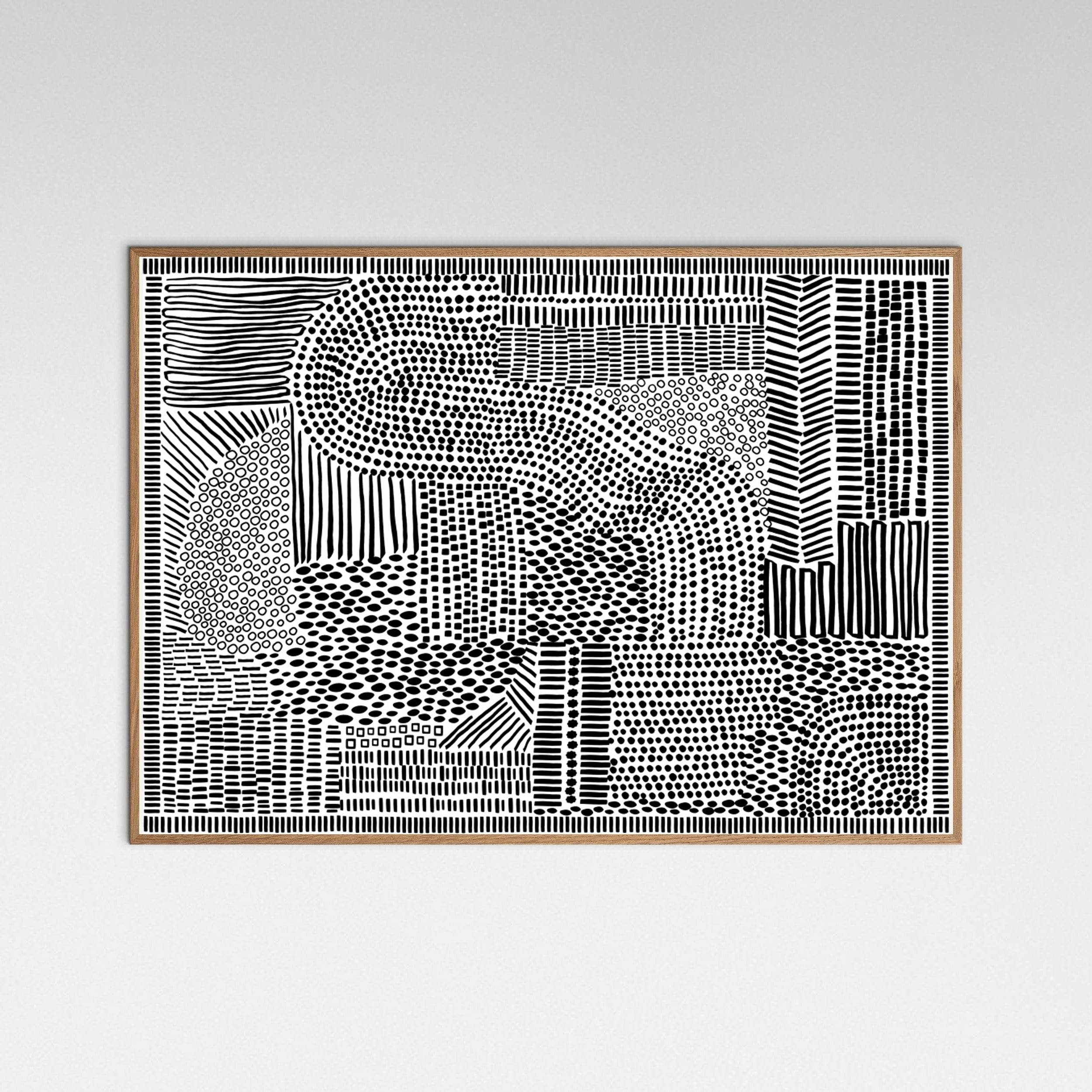Oak Nature Tribal Tapestry Poster