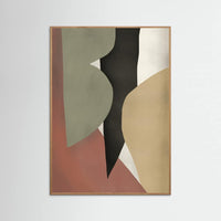 Oak Nature Tropical Abstract Shapes Poster