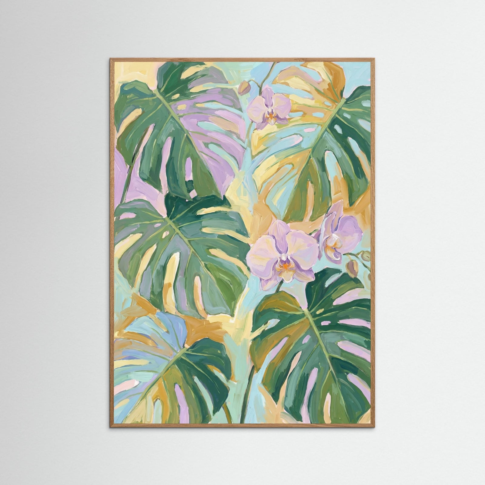 Oak Nature Tropical Brushstrokes