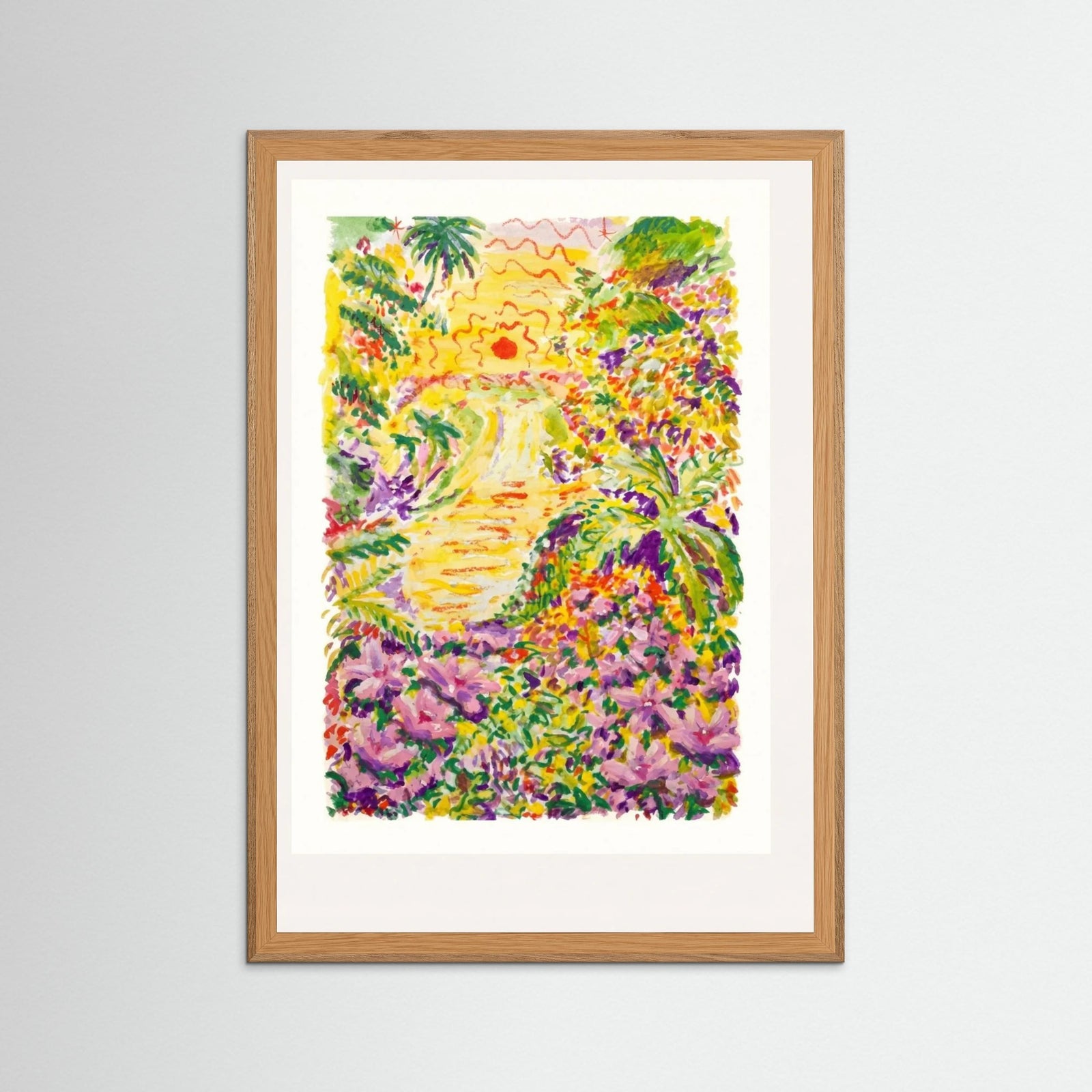 Oak Nature Tropical Sunset Radiance