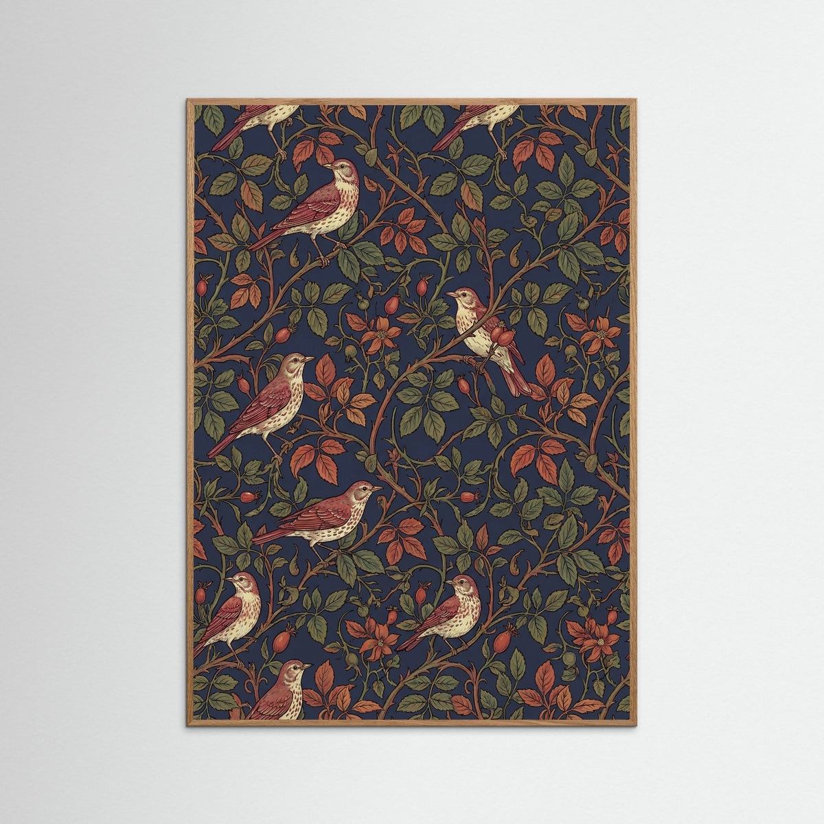 Oak Nature Tulip Flower Pattern
