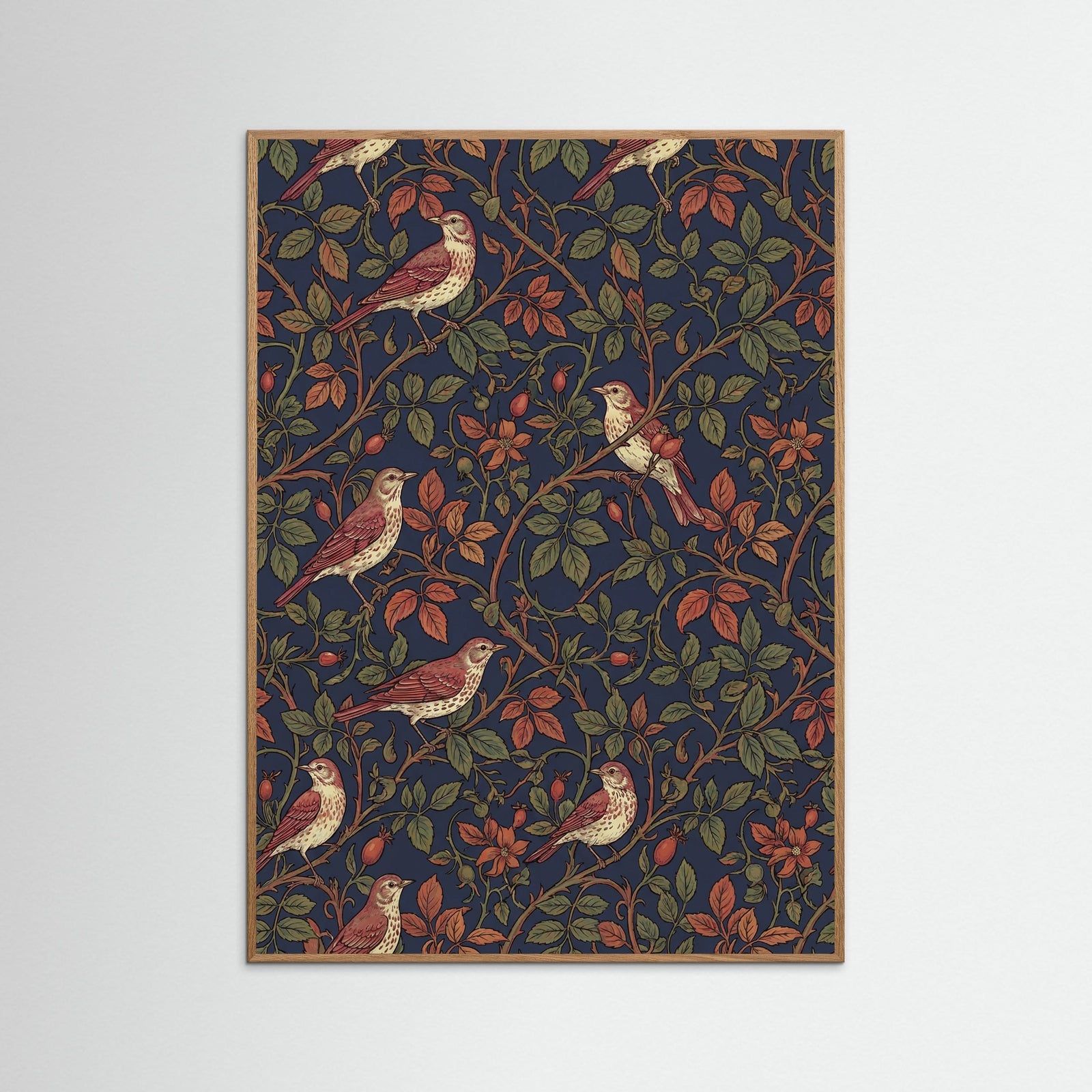Oak Nature Tulip Flower Pattern