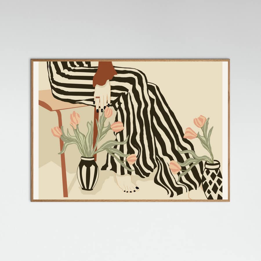 Tulips By My Feet Poster – poster and art print
