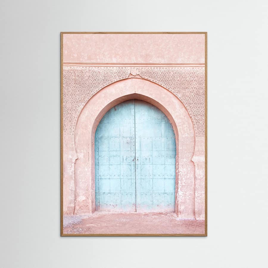 Turquoise Door Poster – poster and art print