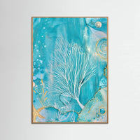 Oak Nature Turquoise Waters Poster