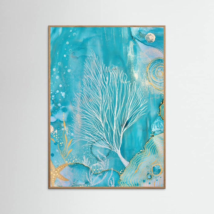 Turquoise Waters Poster – plakat og kunsttryk