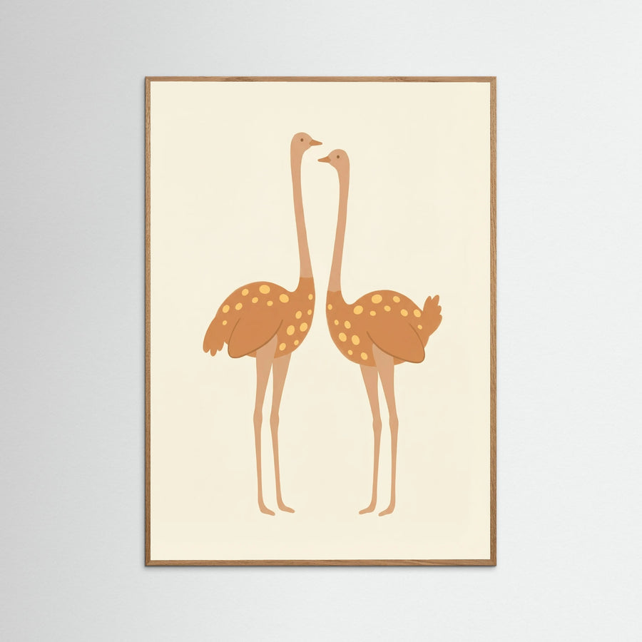 Twin Giraffes