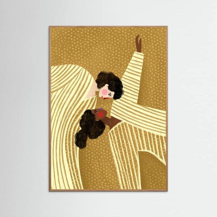 Two Line Women Poster – poster and art print