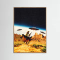 Póster UFO Space Chase – póster e impresión artística