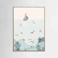 Under the Blue Sea Poster – Poster und Kunstdruck