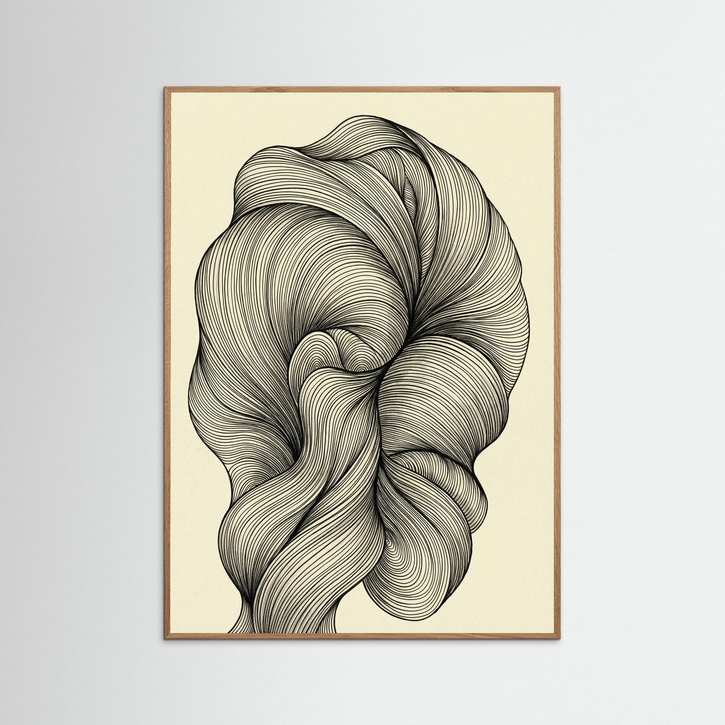 Oak Nature Undulating Strands