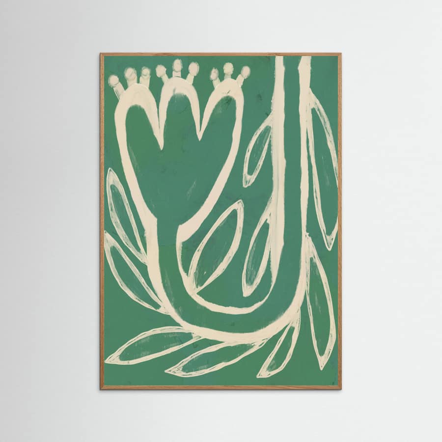 Poster Upwards (turquoise)