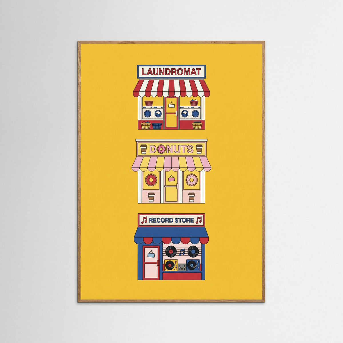 Oak Nature Urban Barber Pole