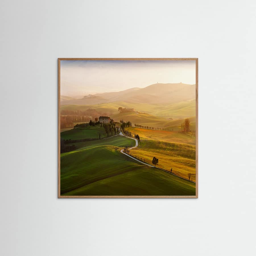 Val d\'Orcia Poster – plakat og kunsttryk