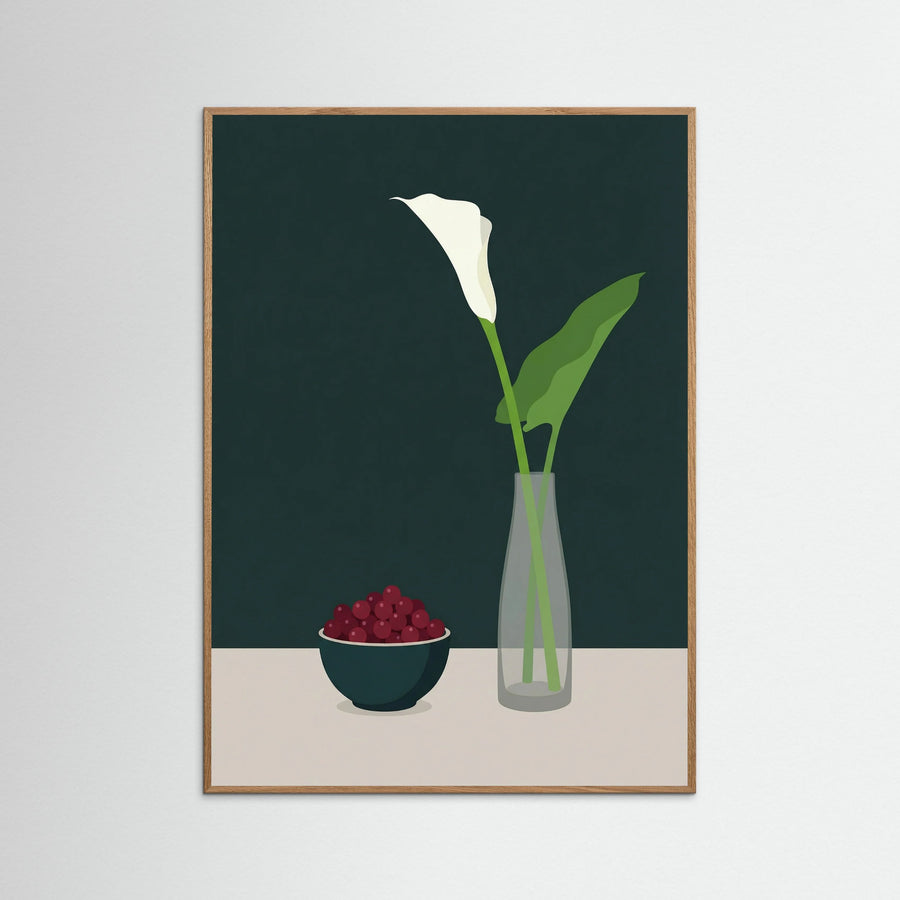 Vase and Citrus