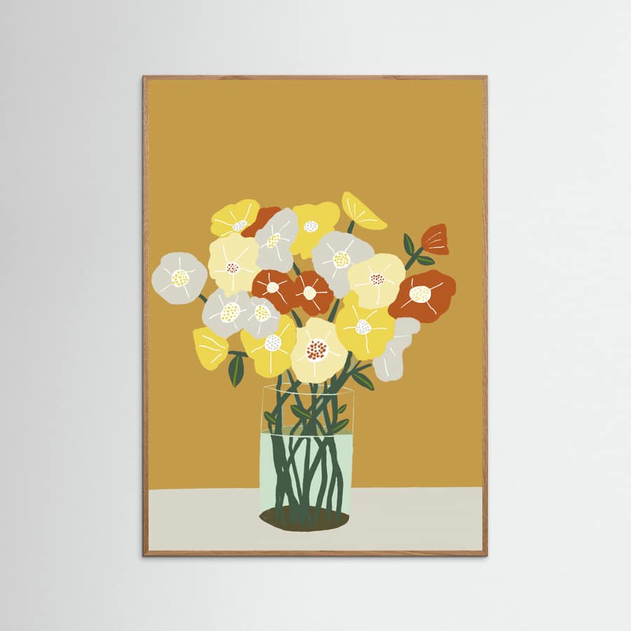 Vase of Flowers Poster