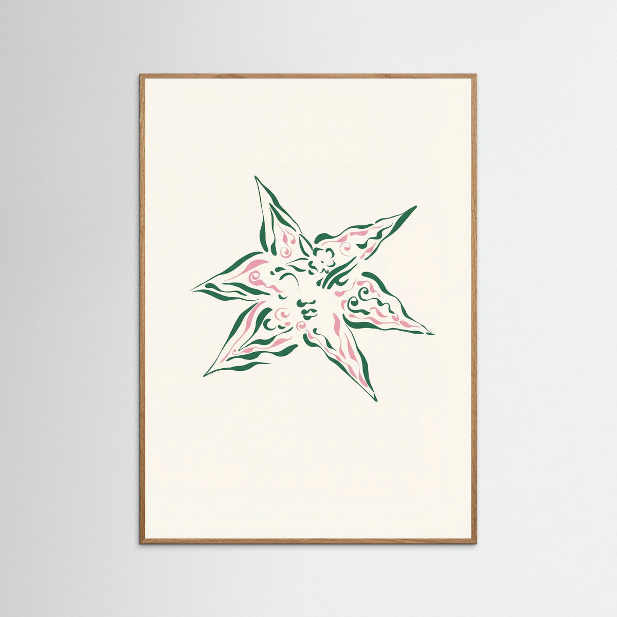 Oak Nature Verdant Bloom Star