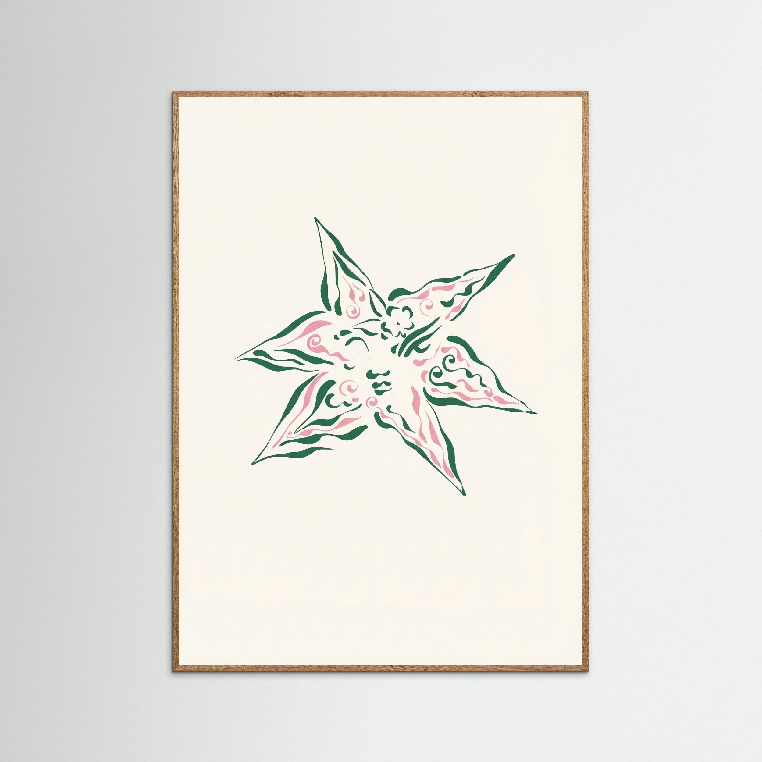 Oak Nature Verdant Bloom Star