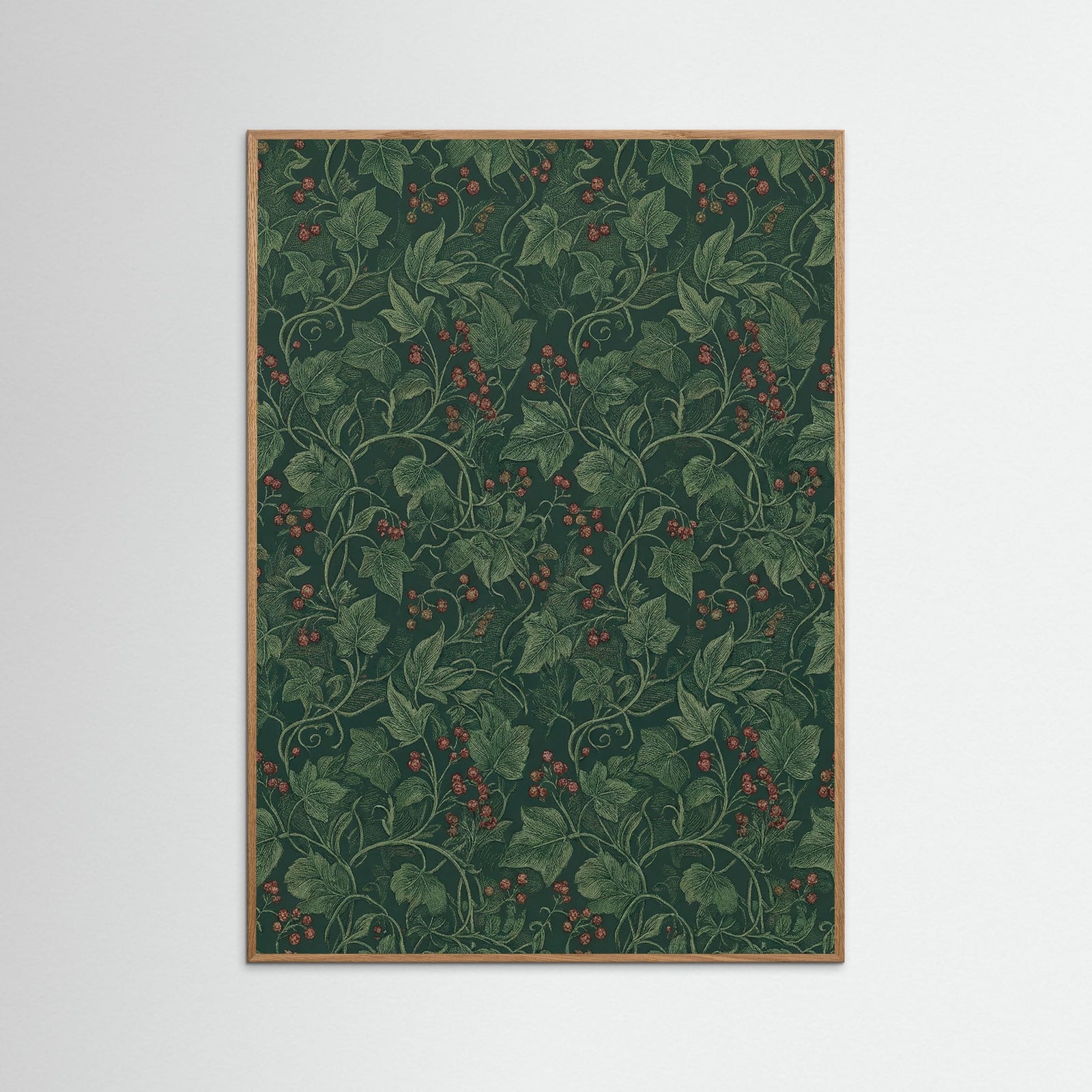 Oak Nature Verdant Floral Tapestry