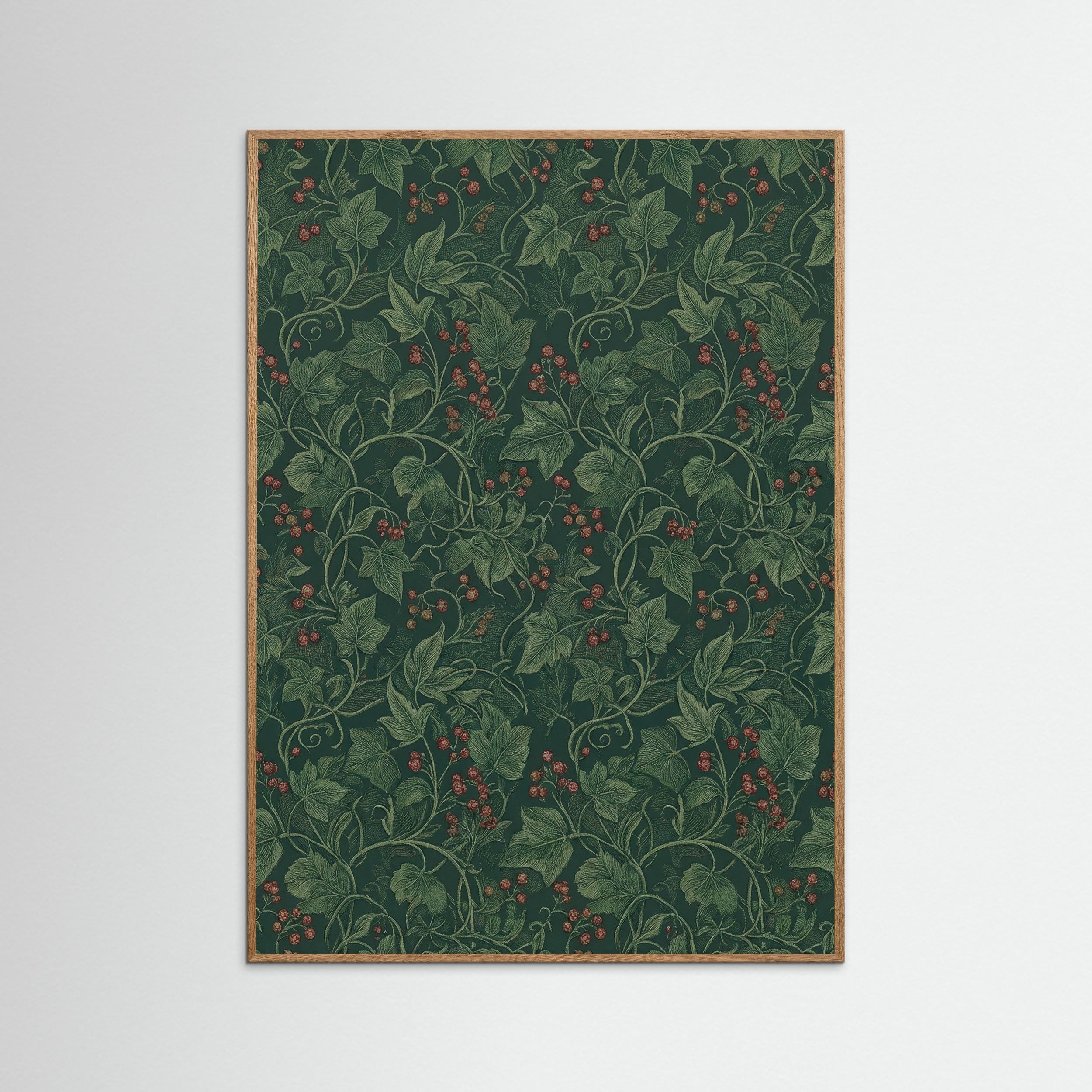Oak Nature Verdant Floral Tapestry