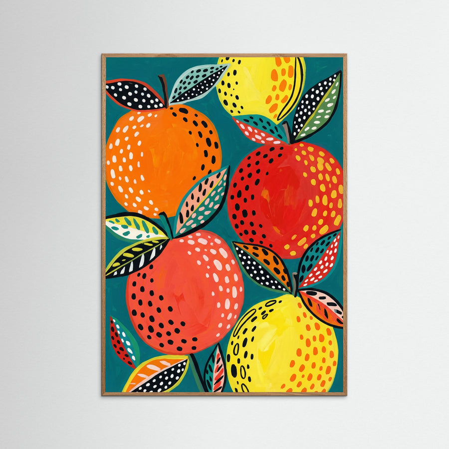 Vibrant Abstract Bloom