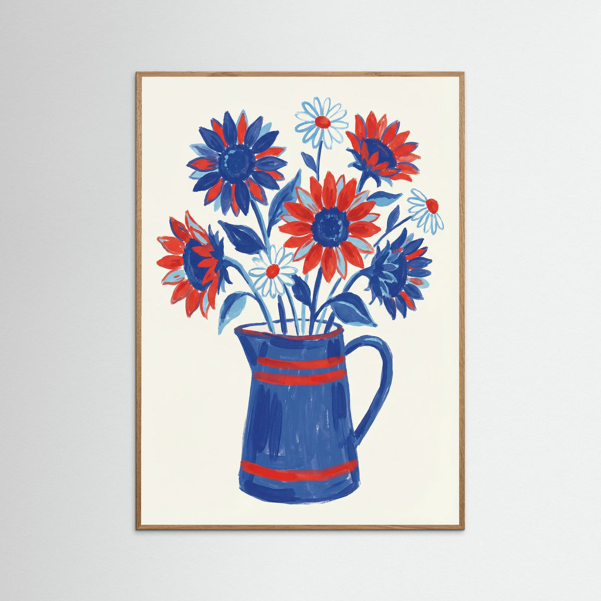 Oak Nature Vibrant Bloom Blue