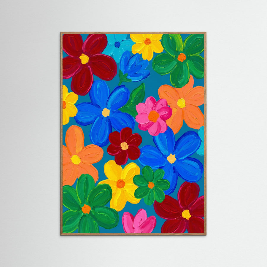 Vibrant Floral Burst