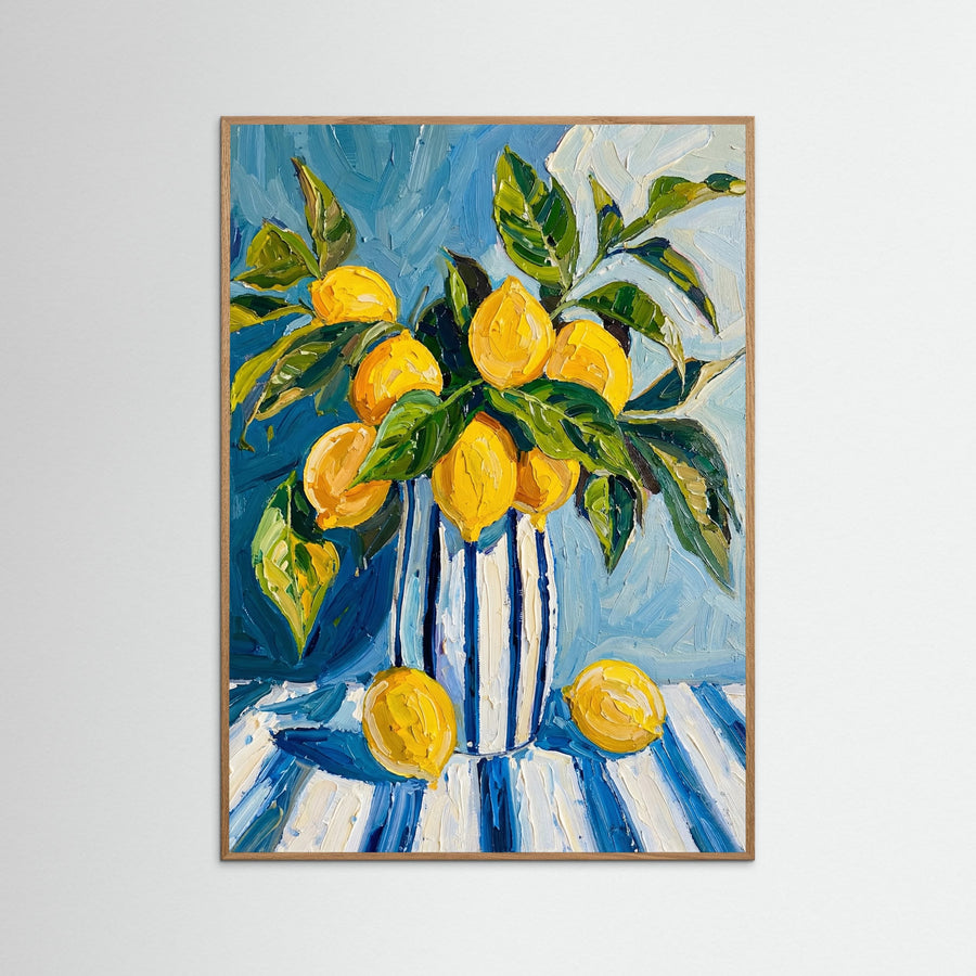 Vibrant Lemon Stillness