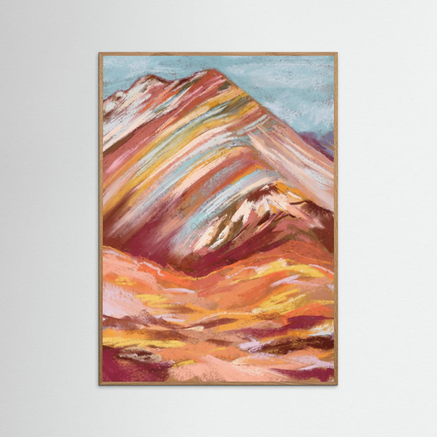Vibrant Mountain Layers