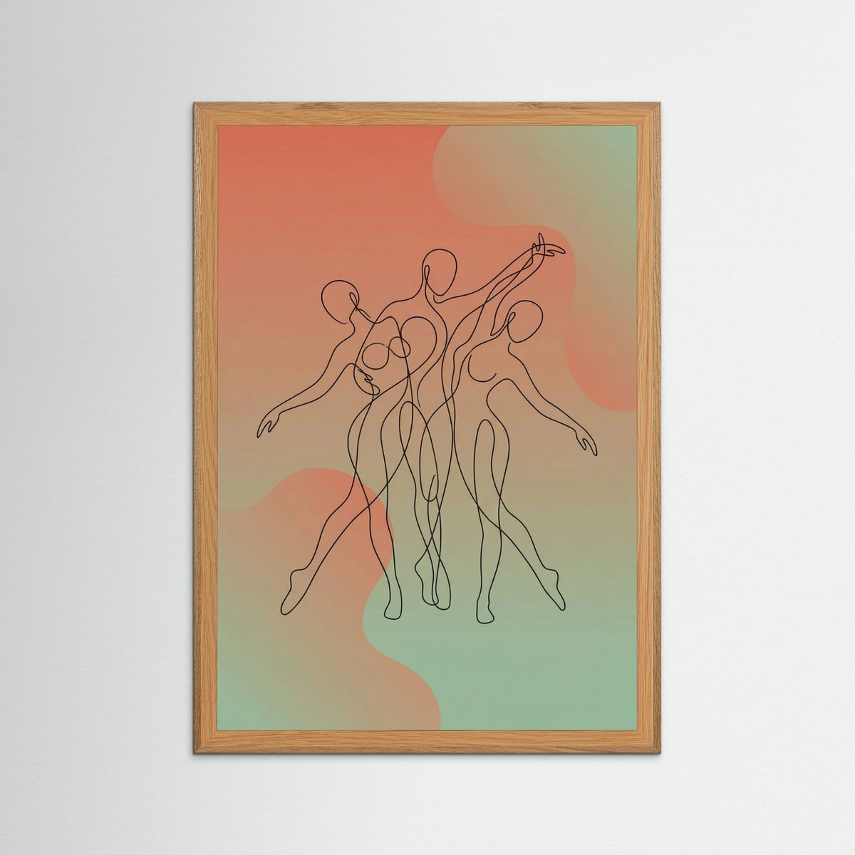 Oak Nature Vibrant Movement Poster