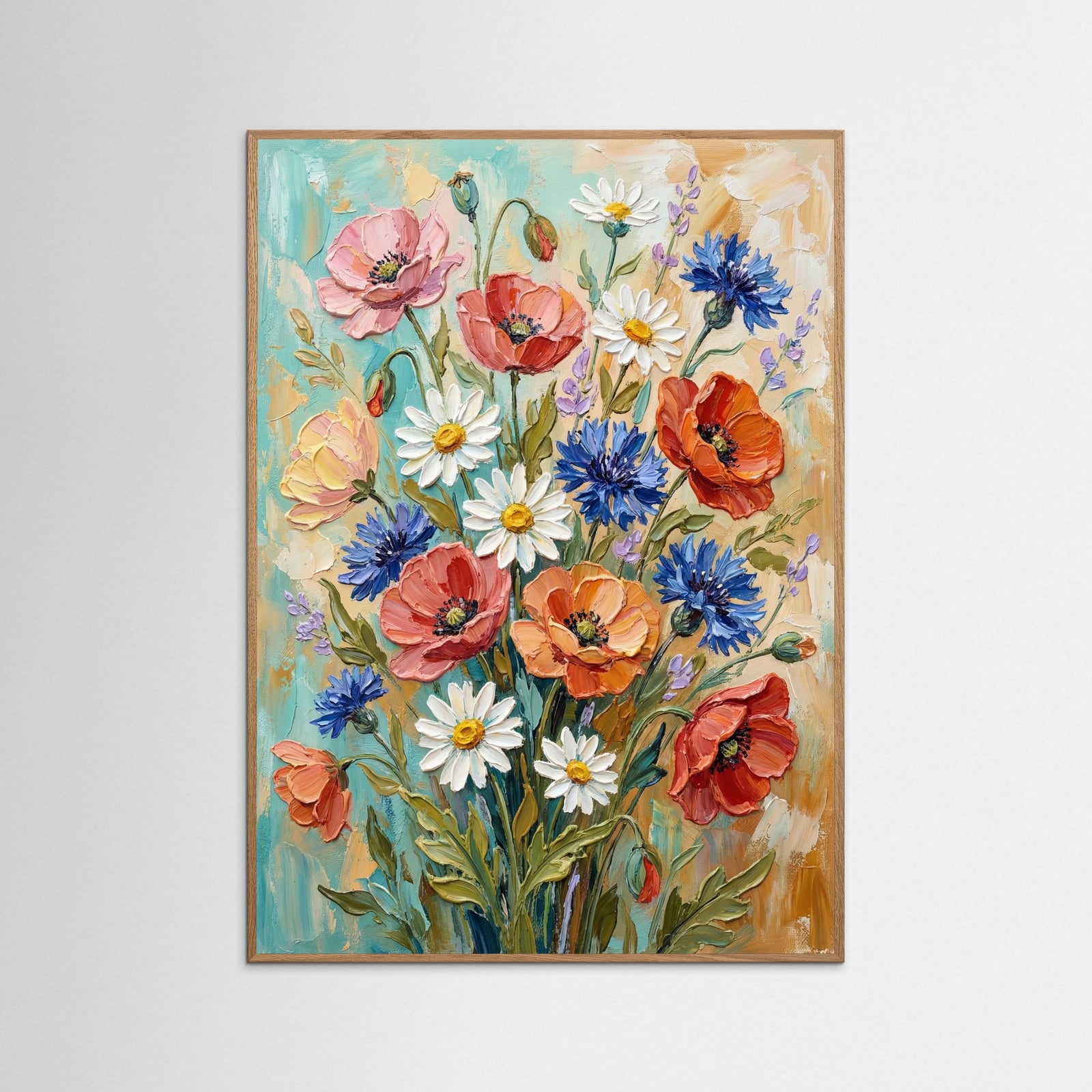 Oak Nature Vibrant Pink Bloom