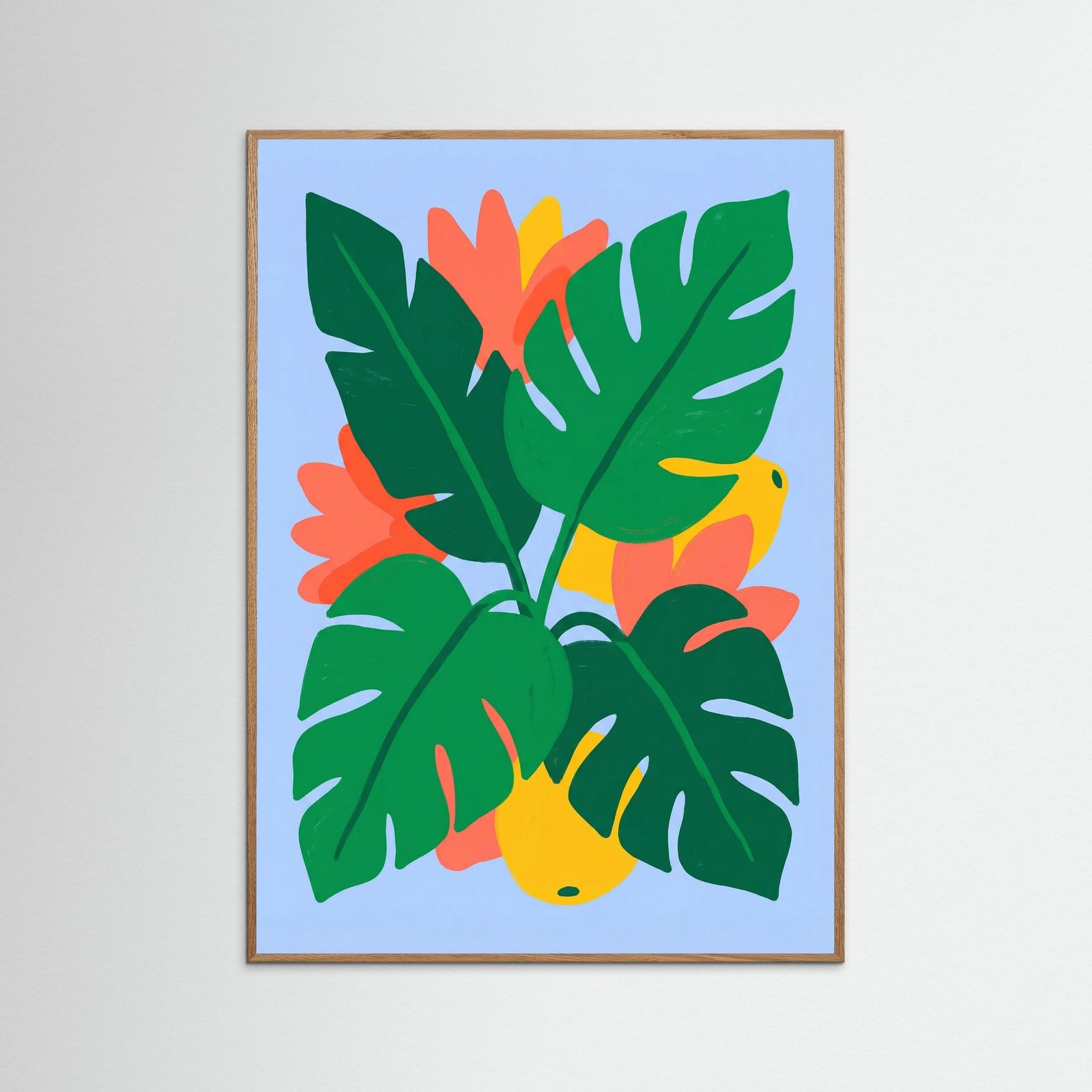 Oak Nature Vibrant Poppies Bloom