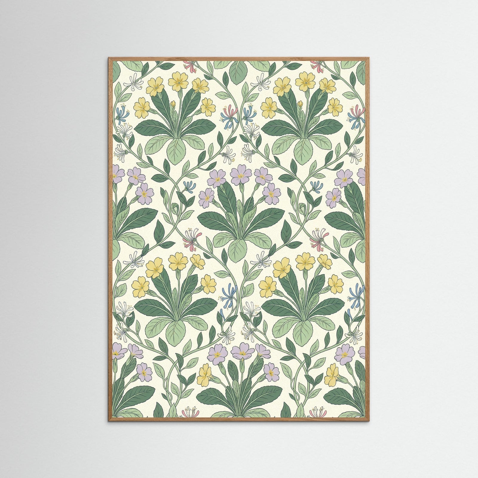 Oak Nature Victorian Floral Harmony