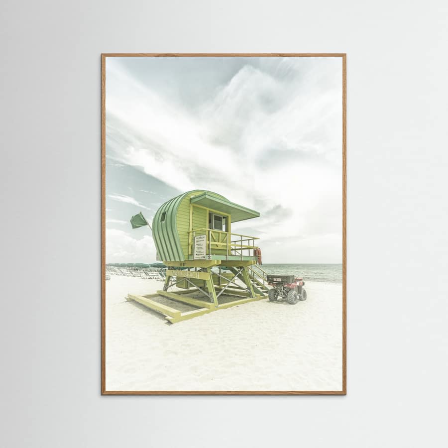 Affiche Vintage Florida Flair at Miami Beach – affiche et impression d’art