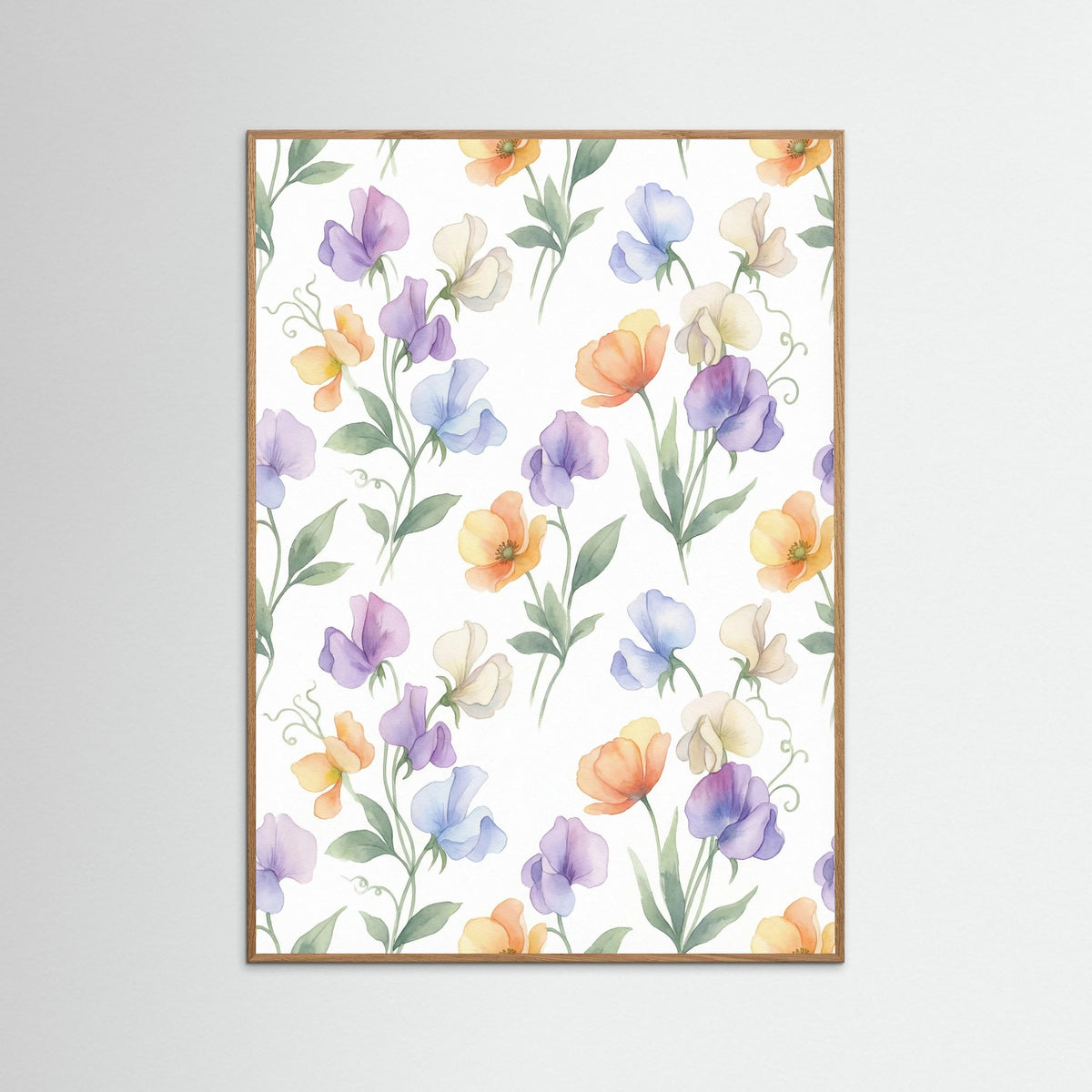 Oak Nature Vintage Rose Blooms