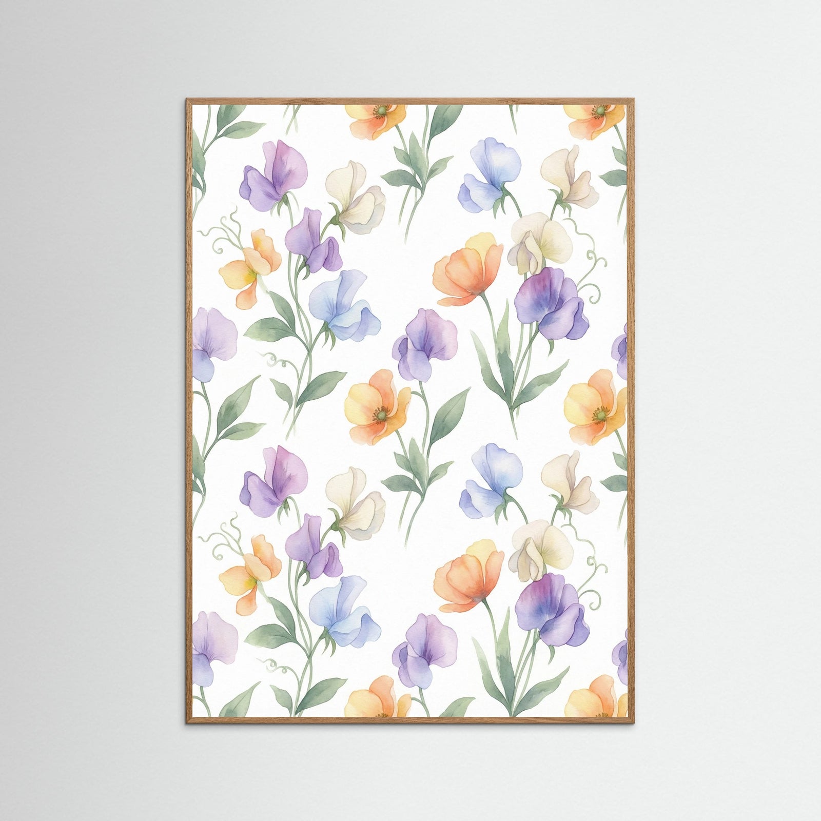 Oak Nature Vintage Rose Blooms