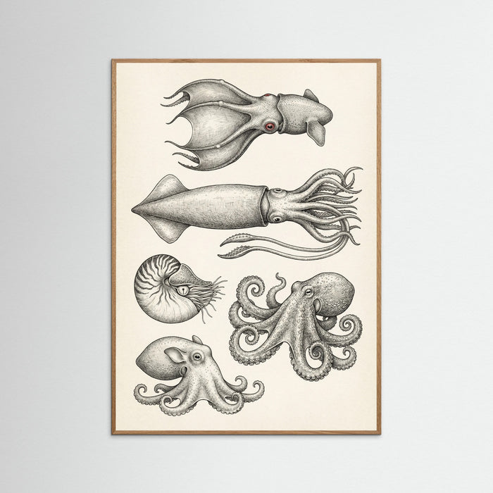Oak Nature Vintage Shark Study