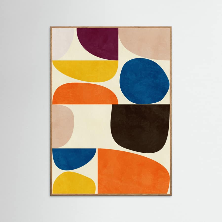 Vivid Bauhaus Poster – poster och konsttryck