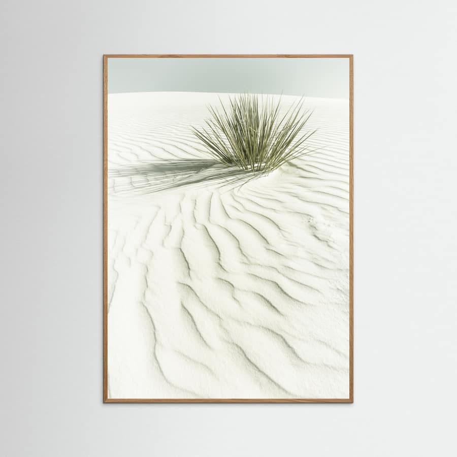 WHITE SANDS Idyllic vintage scenery Poster – poster och konsttryck