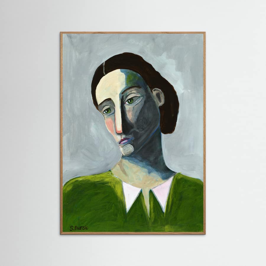 Waiting Woman Poster – poster and art print