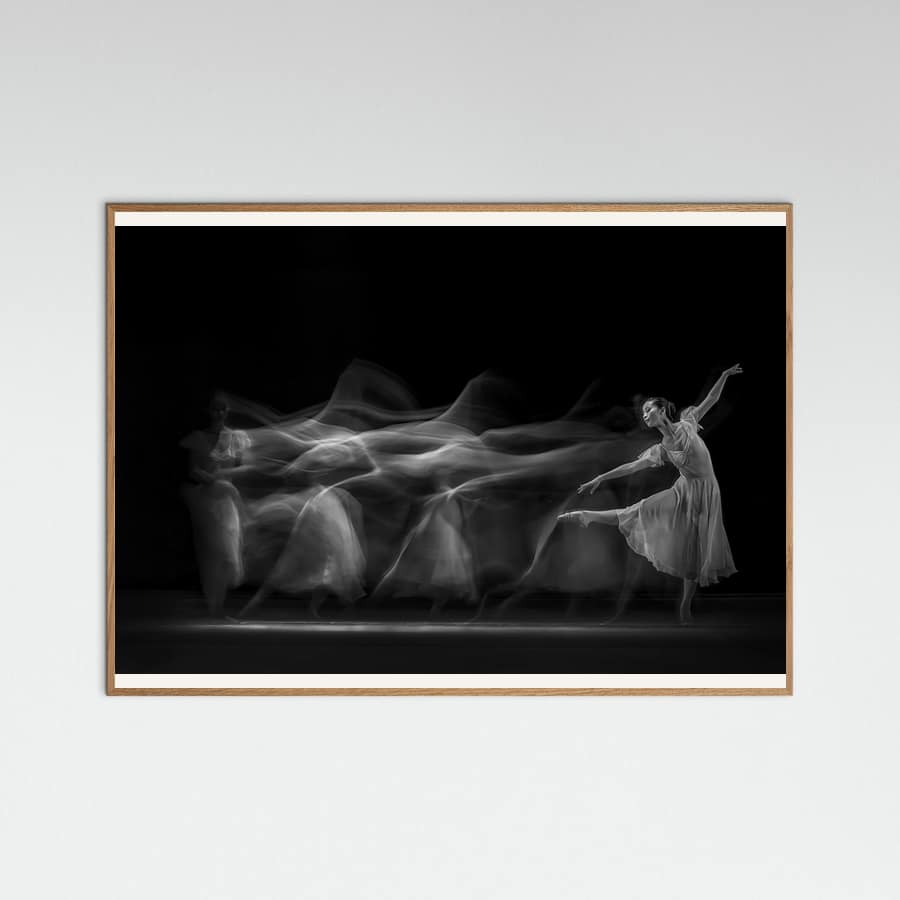 Waves of Balerina Poster – Poster und Kunstdruck