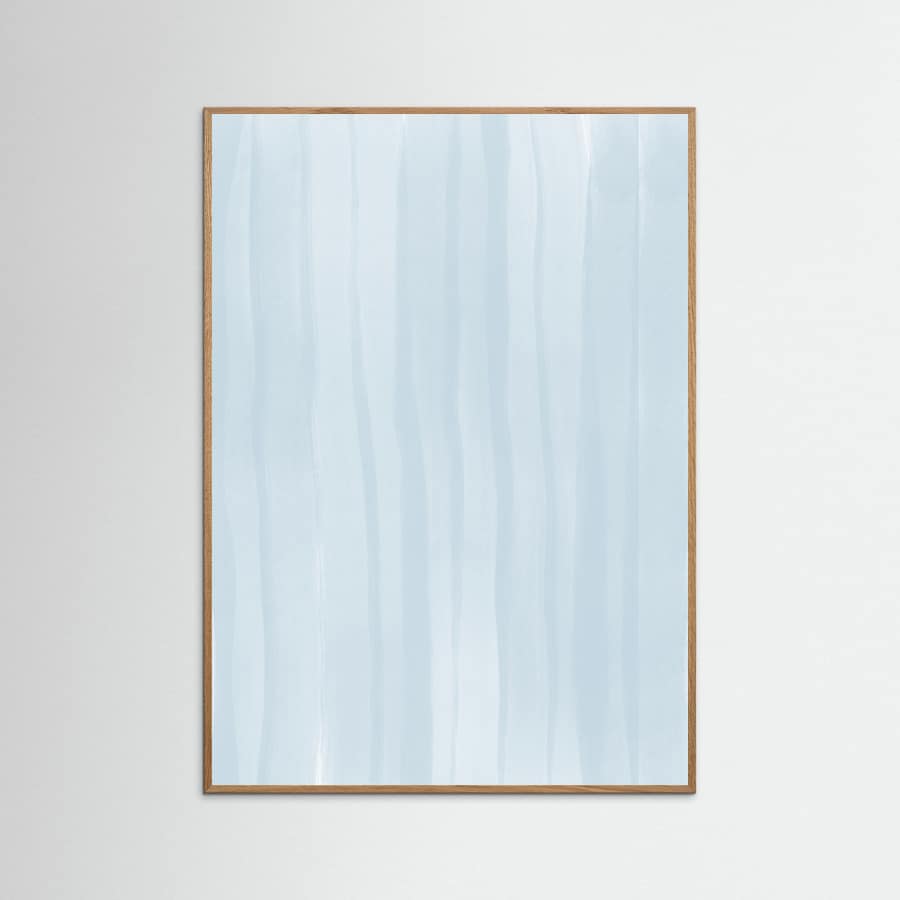Waves of Blue Poster – Poster und Kunstdruck