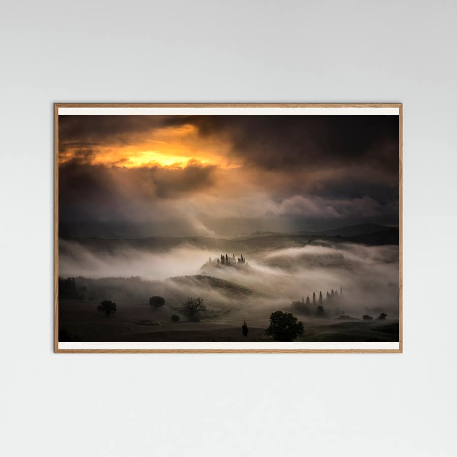 Waves of fog Poster