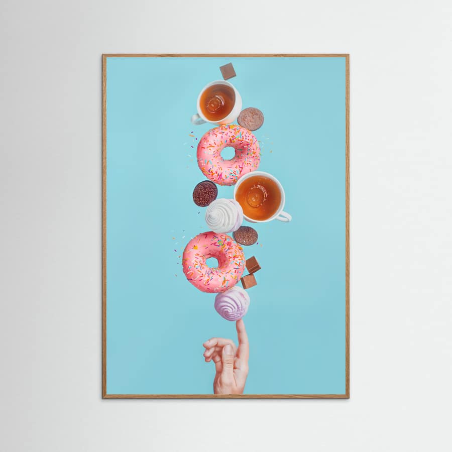 Weekend donuts Poster – plakat og kunsttryk