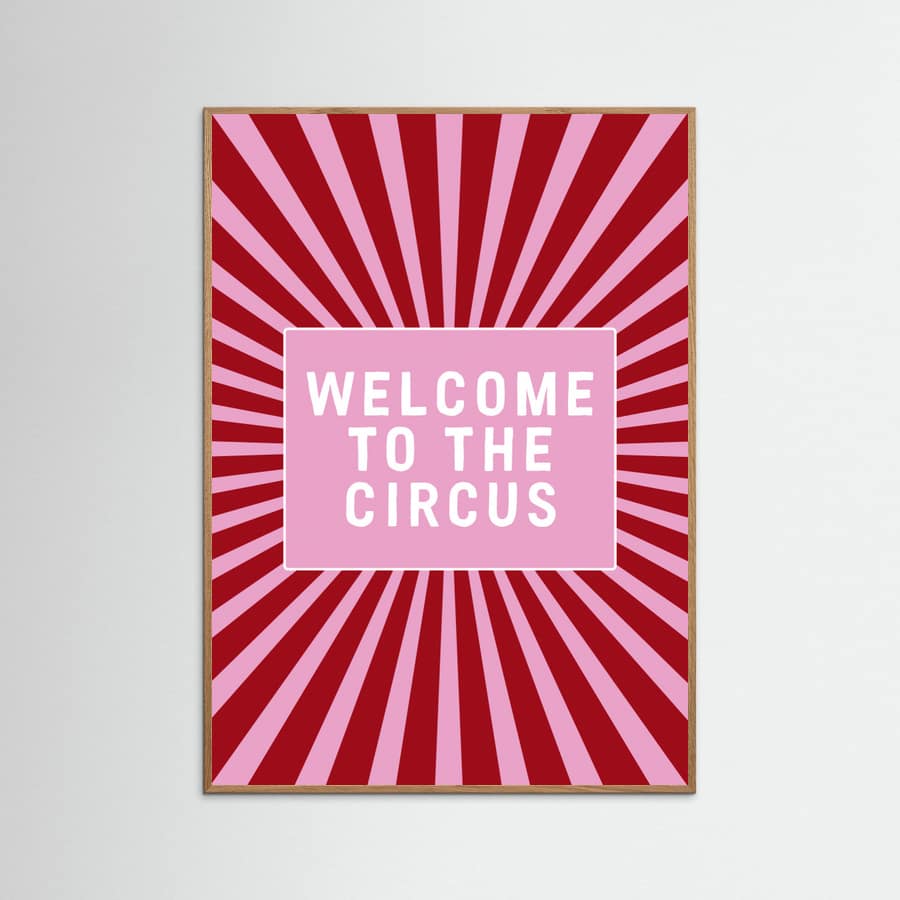 Affiche Welcome To the Circus – affiche et impression d’art