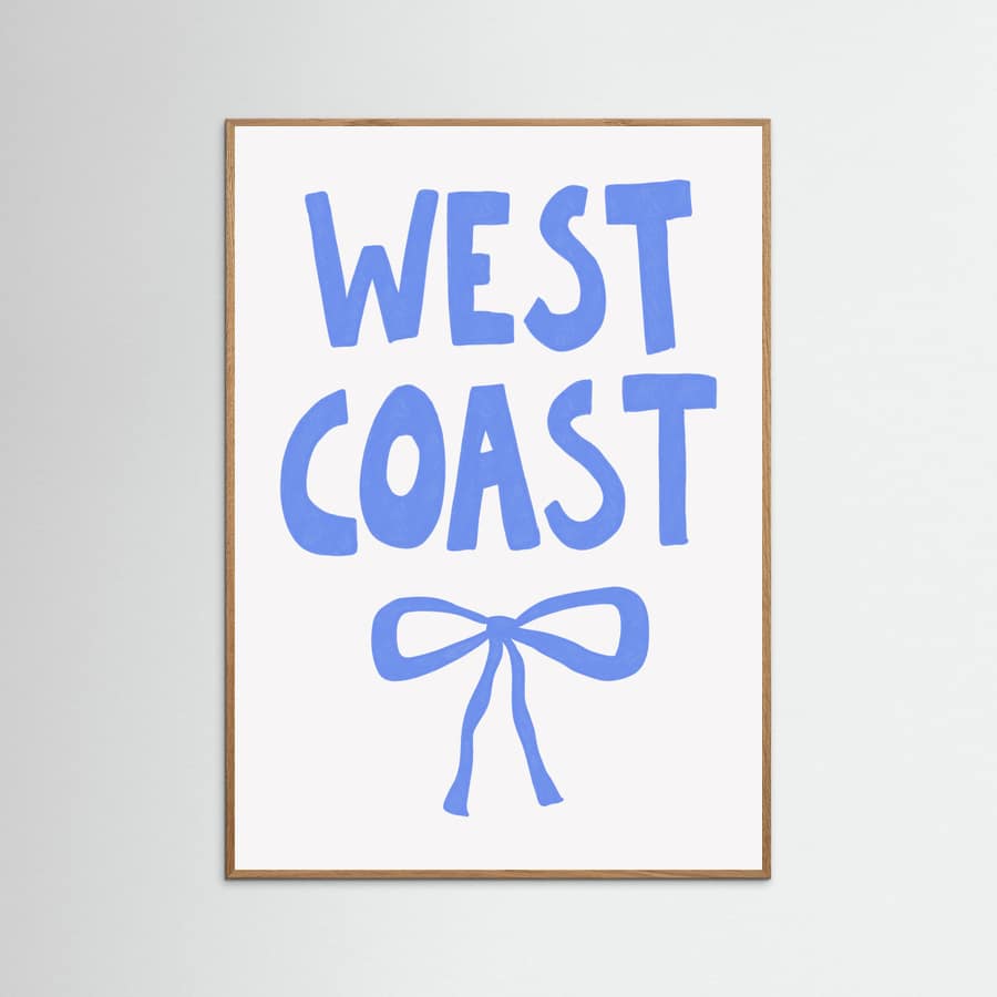 West Coast Poster – poster and art print