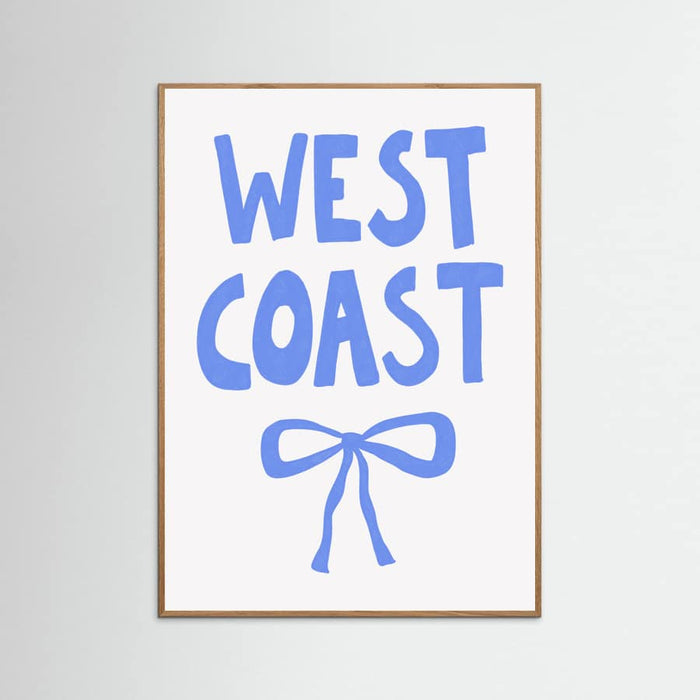 West Coast Poster – poster and art print