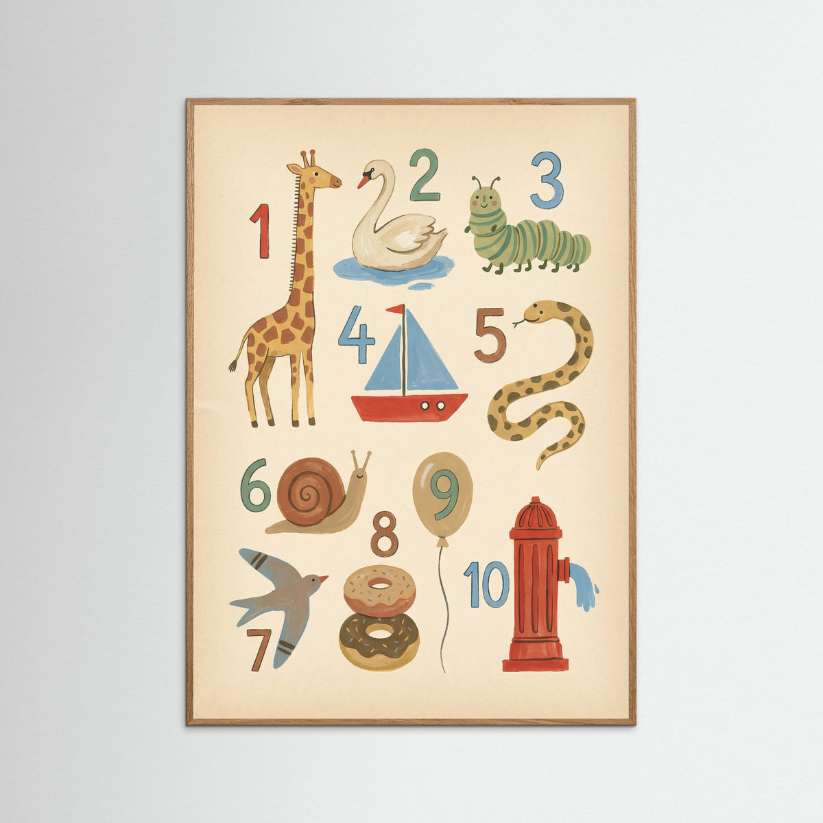 Oak Nature Whimsical Alphabet