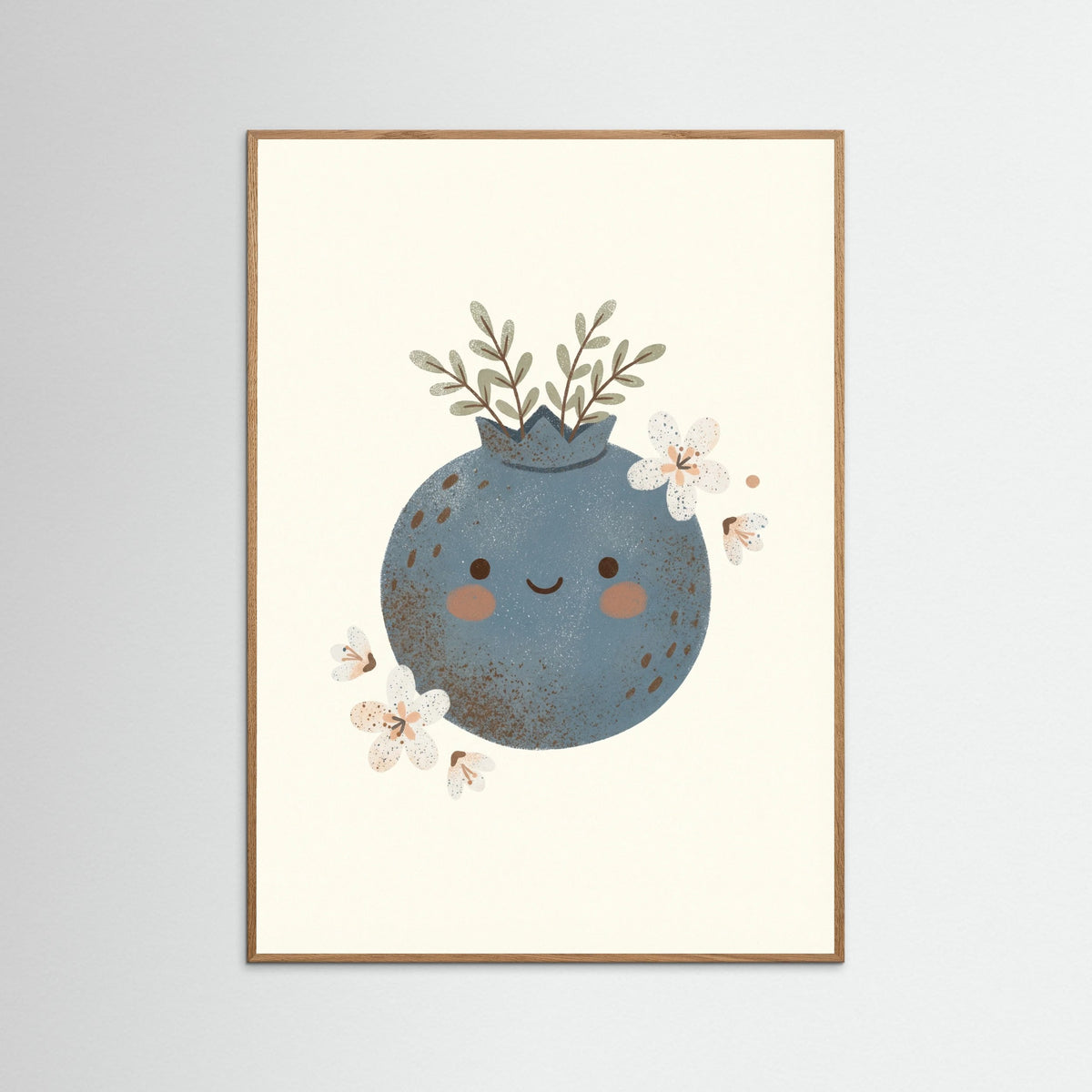 Oak Nature Whimsical Apple Friend