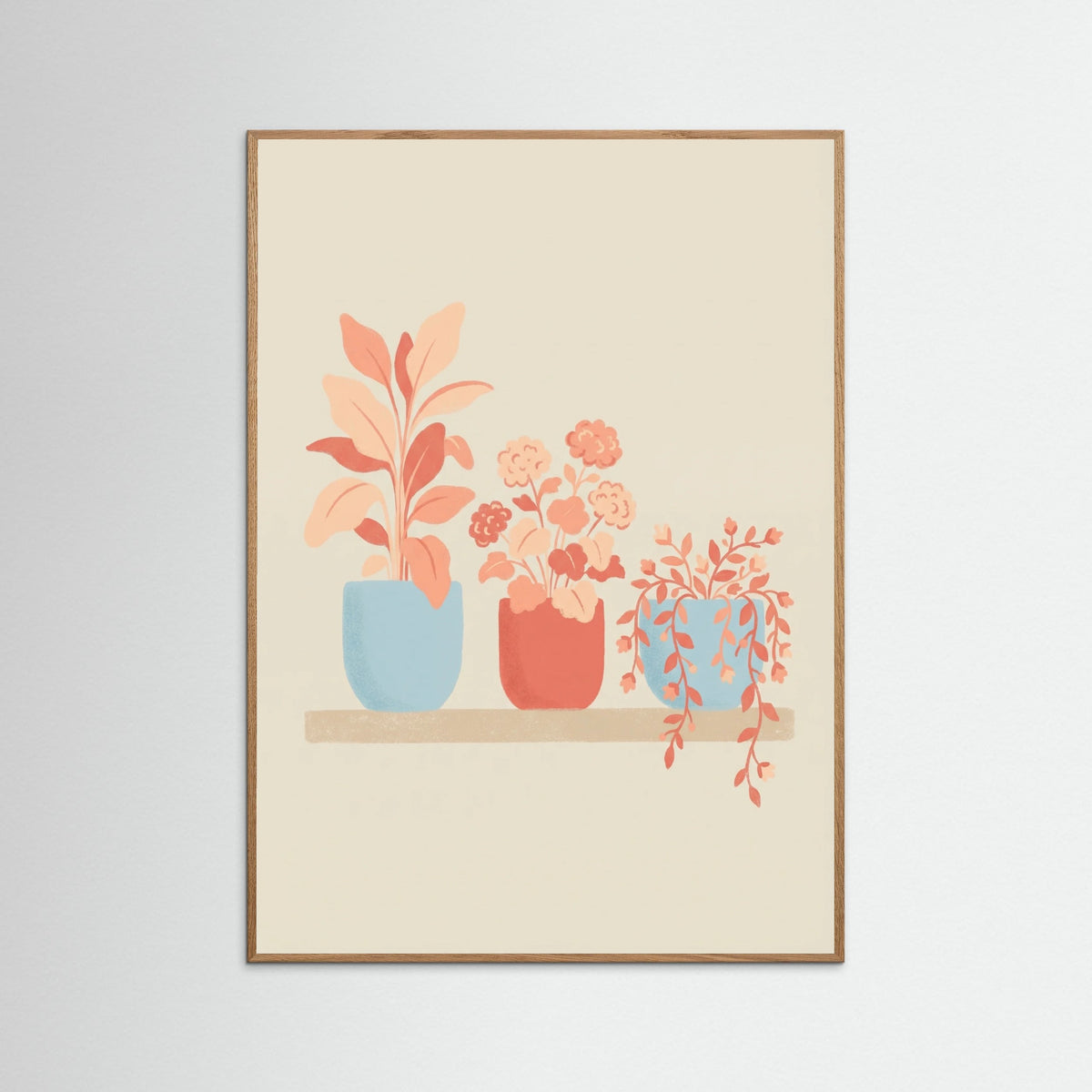 Oak Nature Whimsical Floral Vase